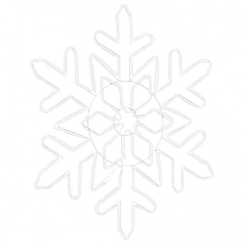 Śnieżynka na Boże Narodzenie Niebieski 55,5 x 55,5 x 0,75cm PVC