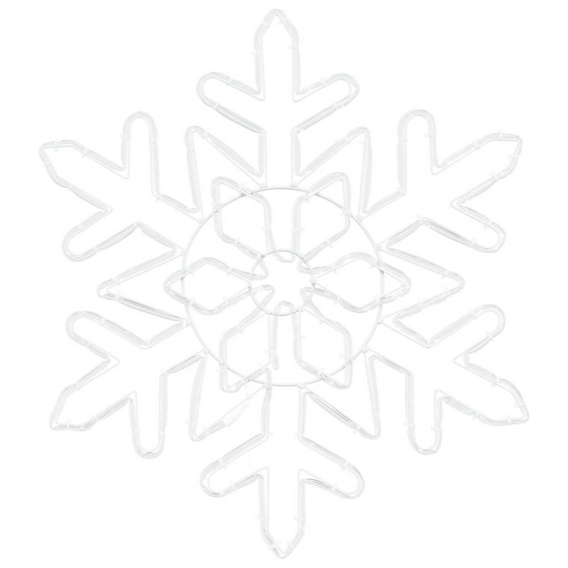 Śnieżynka na Boże Narodzenie Niebieski 55,5 x 55,5 x 0,75cm PVC