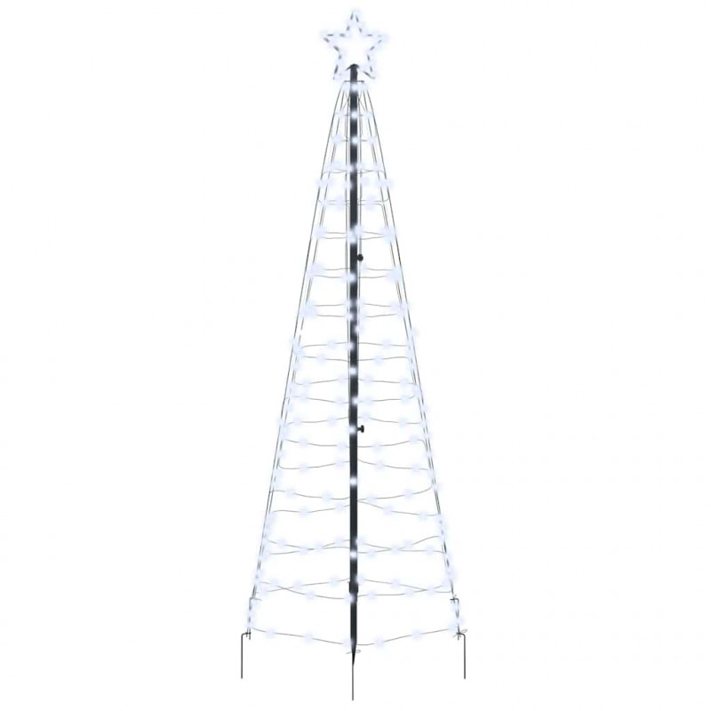 Ledowa Choinka Bożonarodzeniowa z Kolcami do Ziemi 250 cm