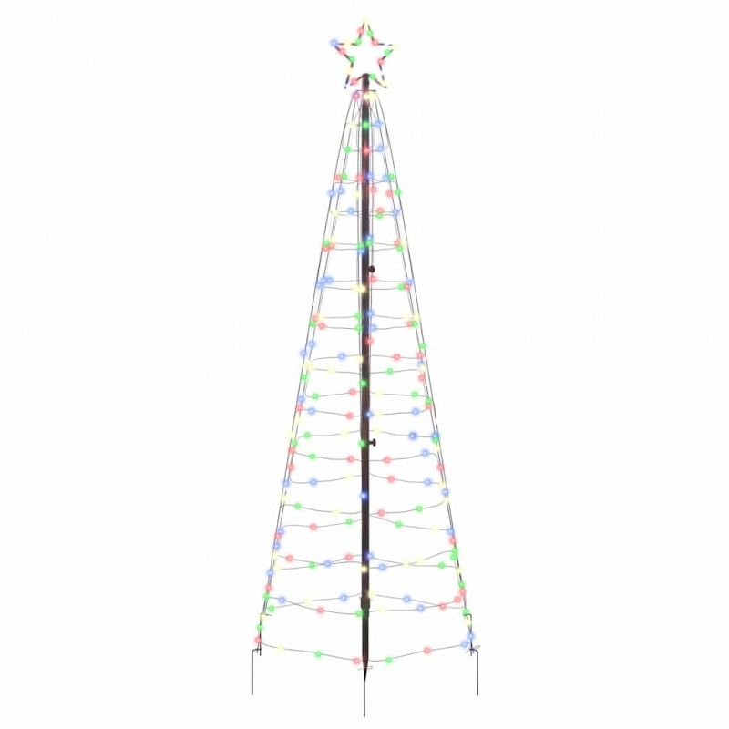 Ledowa Choinka Bożonarodzeniowa z Kolcami do Ziemi 250 cm