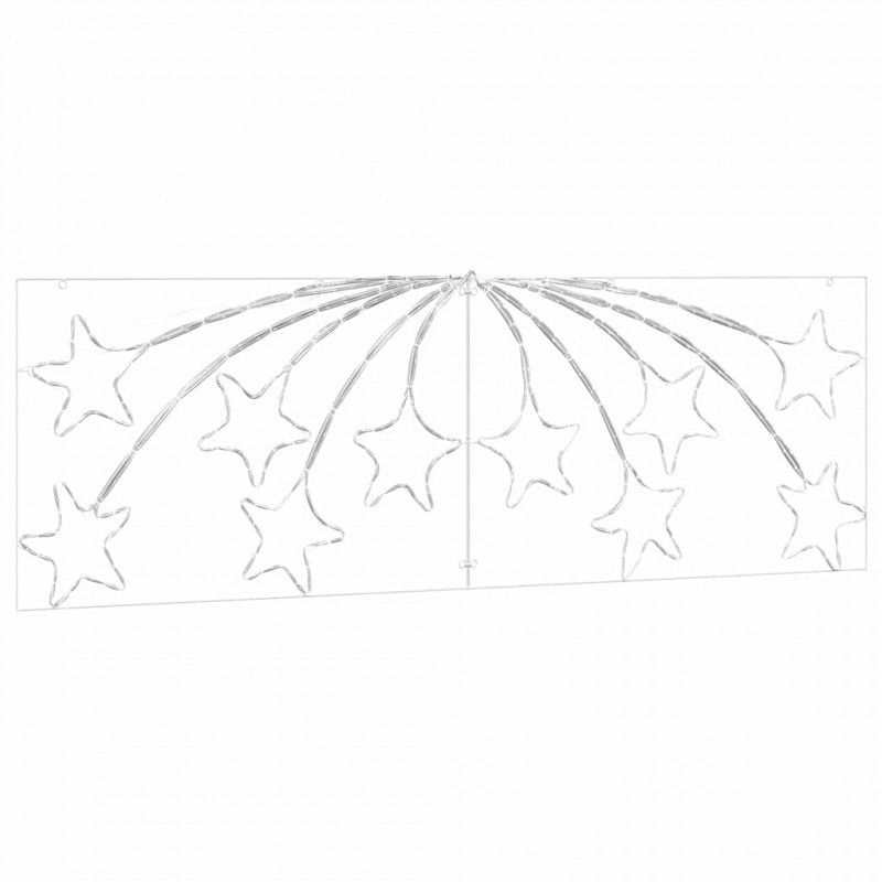 Gwiazda Bożonarodzeniowa Wielokolorowe 182 x 58 cm PVC