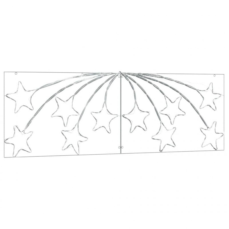 Gwiazda Bożonarodzeniowa Wielokolorowe 182 x 58 cm PVC