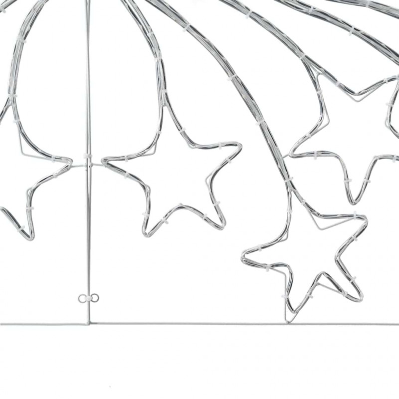 Gwiazda Bożonarodzeniowa Wielokolorowe 182 x 58 cm PVC