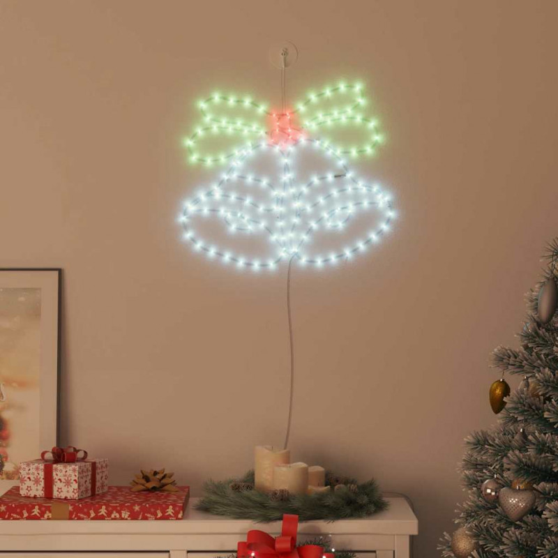 Dzwonek Świąteczny Wielokolorowe 57 x 47,5 cm PVC