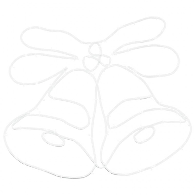 Dzwonek Świąteczny Wielokolorowe 57 x 47,5 cm PVC