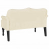 Fotel Chesterfield Kremowy 120,5 x 65 x 75 cm Skóra ekologiczna