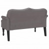 Fotel Chesterfield Szary 120,5 x 65 x 75 cm Skóra ekologiczna