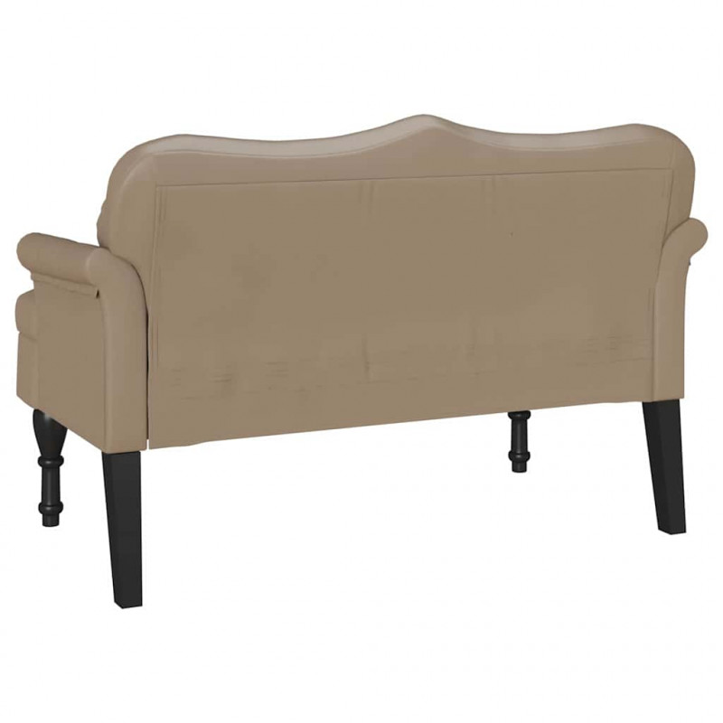 Fotel Chesterfield z poduszką Cappuccino 120,5 x 65 x 75 cm