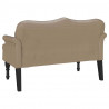 Fotel Chesterfield z poduszką Cappuccino 120,5 x 65 x 75 cm