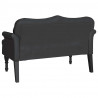 Fotel Chesterfield Czarny 120,5 x 65 x 75 cm Skóra ekologiczna