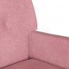 Fotel Chesterfield Różowy 112 x 65,5 x 75 cm Aksamit