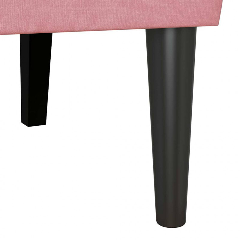 Fotel Chesterfield Różowy 112 x 65,5 x 75 cm Aksamit