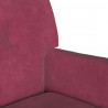 Fotel Chesterfield Czerwone wino 112 x 65,5 x 75 cm Aksamit