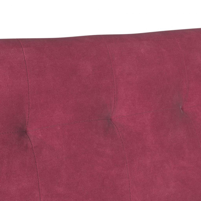 Fotel Chesterfield Czerwone wino 112 x 65,5 x 75 cm Aksamit