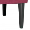 Fotel Chesterfield Czerwone wino 112 x 65,5 x 75 cm Aksamit