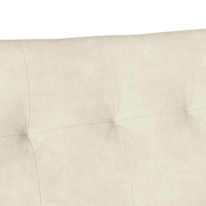 Fotel Chesterfield Kremowy 112 x 65,5 x 75 cm Aksamit