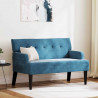 Fotel Chesterfield Niebieski 112 x 65,5 x 75 cm Aksamit