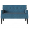Fotel Chesterfield Niebieski 112 x 65,5 x 75 cm Aksamit