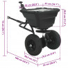 Rozpylacz Czarny 53 x 108 x 74 cm PVC i stal