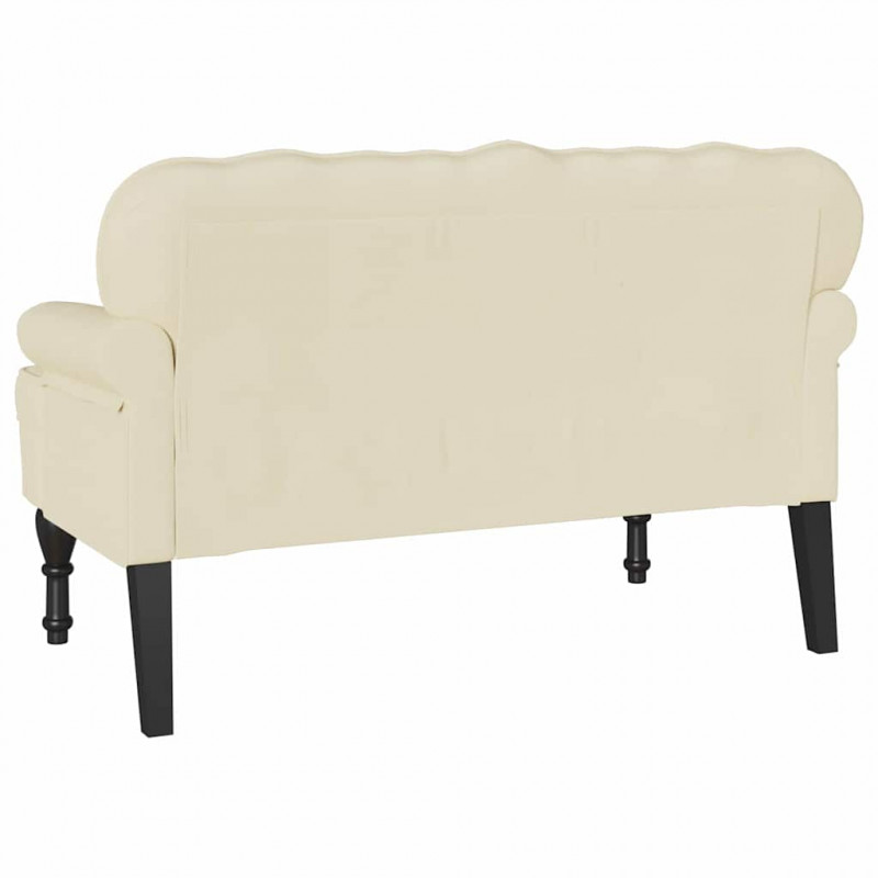 Fotel Chesterfield Kremowy 119,5 x 64,5 x 75 cm