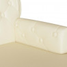 Fotel Chesterfield Kremowy 119,5 x 64,5 x 75 cm
