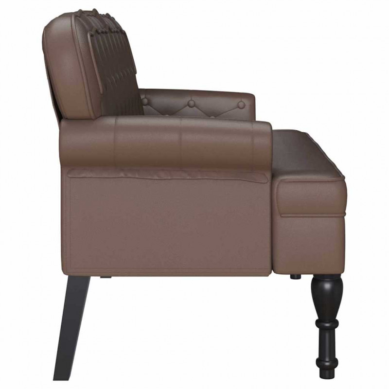 Fotel Chesterfield Brązowy 119,5 x 64,5 x 75 cm