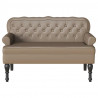 Fotel Chesterfield Cappuccino 119,5 x 64,5 x 75 cm