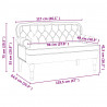 Fotel Chesterfield Cappuccino 119,5 x 64,5 x 75 cm
