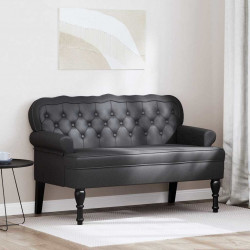 Fotel Chesterfield Czarny 119,5 x 64,5 x 75 cm