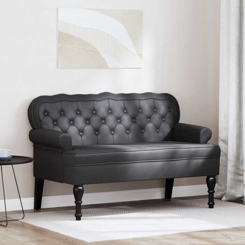 Fotel Chesterfield Czarny 119,5 x 64,5 x 75 cm