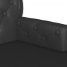 Fotel Chesterfield Czarny 119,5 x 64,5 x 75 cm