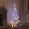 Choinka z 160 diodami LED Wielokolorowe 150 cm Akryl