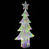 Choinka z 240 diodami LED Wielokolorowe 180 cm Akryl