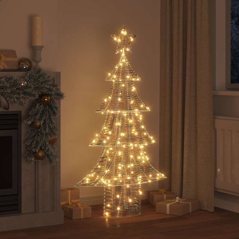 Choinka z 160 diodami LED Ciepła biel 150 cm PET