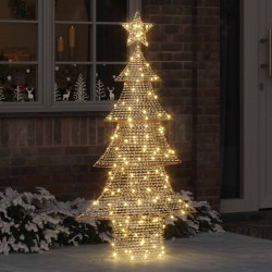 Choinka z 160 diodami LED Ciepła biel 151 cm PET