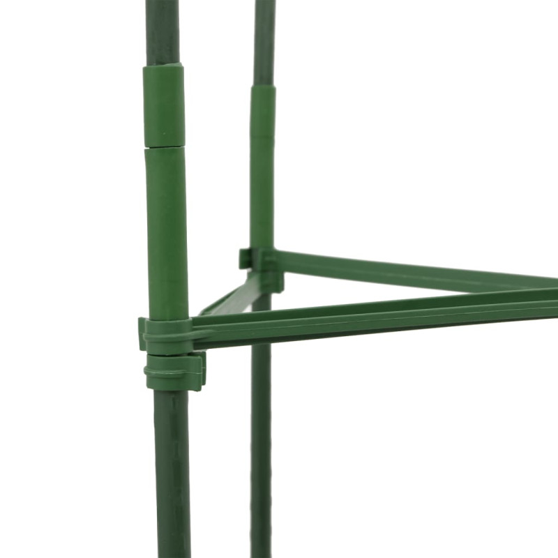 Podpórki do pomidorów z workami, 2 szt., 116 cm, stal i PP