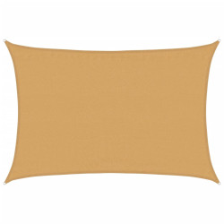 Żagiel przeciwsłoneczny, 160 g/m², piaskowy, 3,5x4,5 m, HDPE