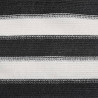 Siatka cieniująca, antracytowo-biała, 2x10 m, HDPE, 75 g/m²