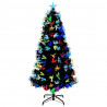 Sztuczna choinka z 120 diodami LED Zielony 120 cm PVC