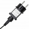 Sztuczna choinka z 120 diodami LED Zielony 120 cm PVC
