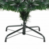 Sztuczna choinka z 210 diodami LED Zielony 180 cm PVC