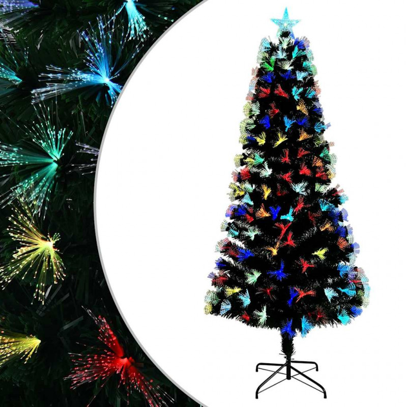 Sztuczna choinka z 300 diodami LED Zielony 240 cm PVC