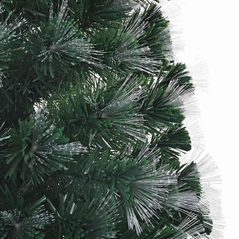 Sztuczna choinka z 300 diodami LED Zielony 240 cm PVC