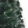 Sztuczna choinka z 300 diodami LED Zielony 240 cm PVC