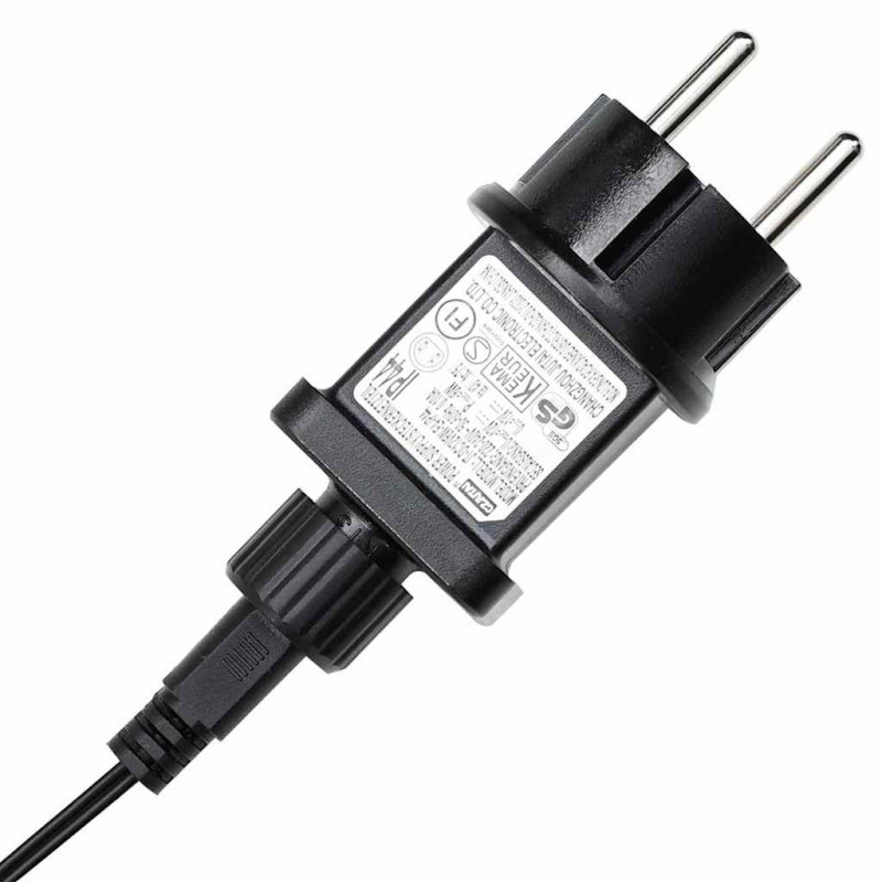 Sztuczna choinka z 300 diodami LED Zielony 240 cm PVC