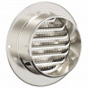 Pokrywy wentylacyjne 4 pcs Srebrny 80 mm Stal nierdzewna