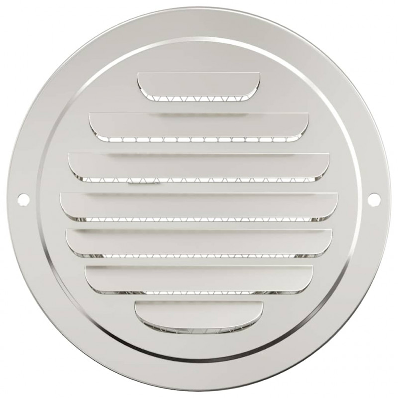 Pokrywy wentylacyjne 4 pcs Srebrny 100 mm Stal nierdzewna