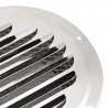 Pokrywy wentylacyjne 4 pcs Srebrny 100 mm Stal nierdzewna