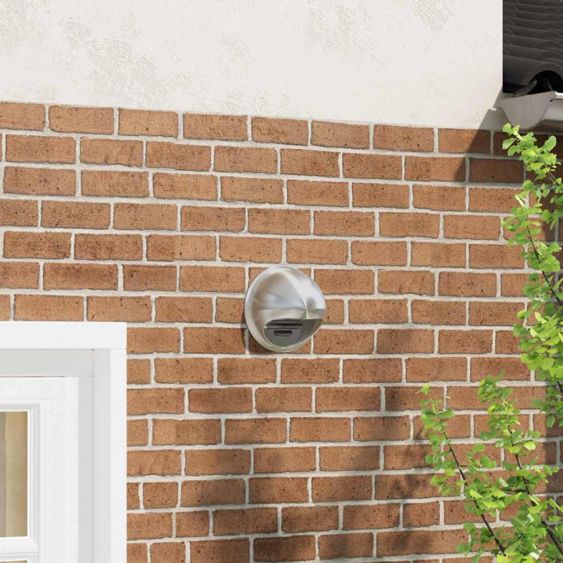 Pokrywy wentylacyjne 8 pcs Srebrny 200 mm Stal nierdzewna