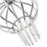 Osłona na liście rynny 2 pcs Srebrny 50 mm Stal nierdzewna